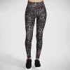Outlet Diamond Brushed Cheetah Legging Dame Tøj