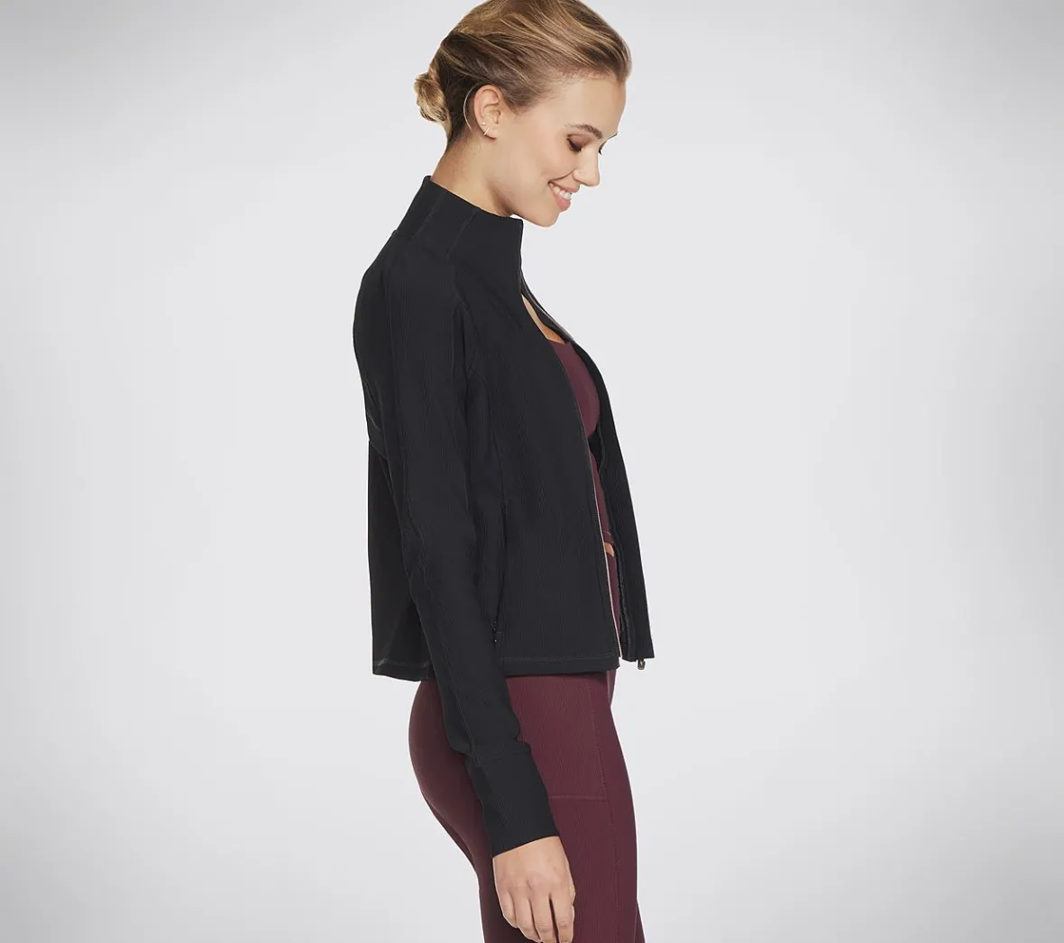 go_flex__rib_jacket_2.webp Outlet GO FLEX - Rib Jacket Dame Tøj