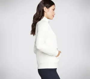 Outlet GO LUXE Rib 1/4 Zip Dame Tøj