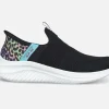 Clearance Slip-ins: Ultra Flex 3.0 - Colory Wild Børn Sko Uden Snøre | Sko